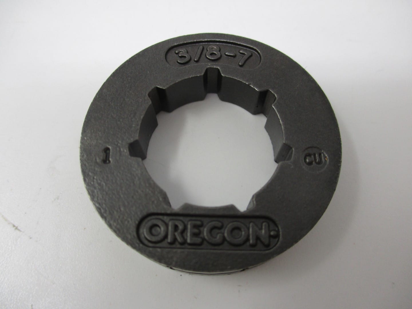 Genuine Oregon 18720 Power Mate Rim Sprocket 3/8-7 Tooth Small 7 Spline  Fits Stihl, Husqvarna, Homelite, Craftsman, Echo and more - Image 2