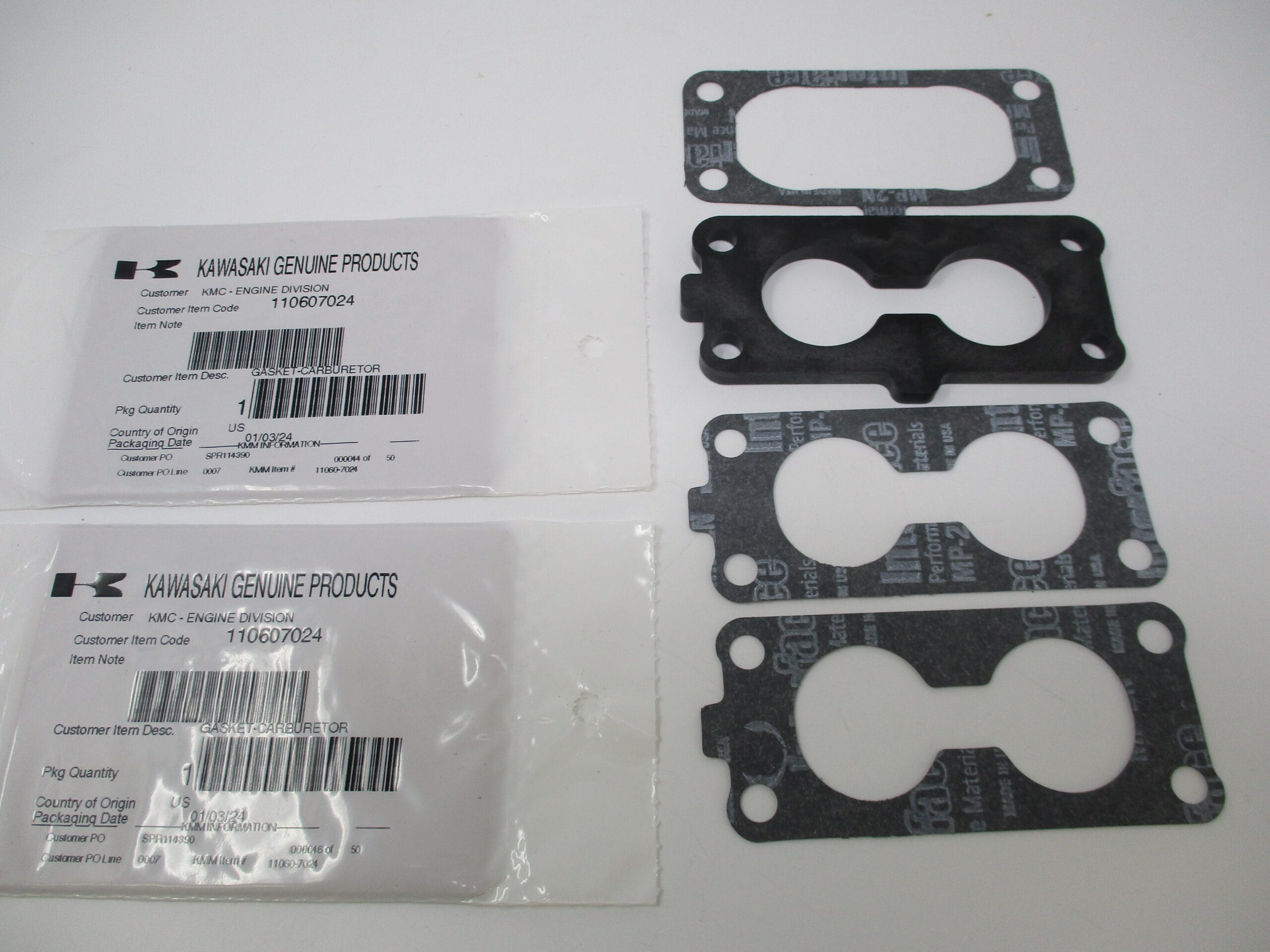 Genuine Kawasaki 11060-7024 Carburetor Insulator Gasket11060-7009 16073-7005 - Image 5