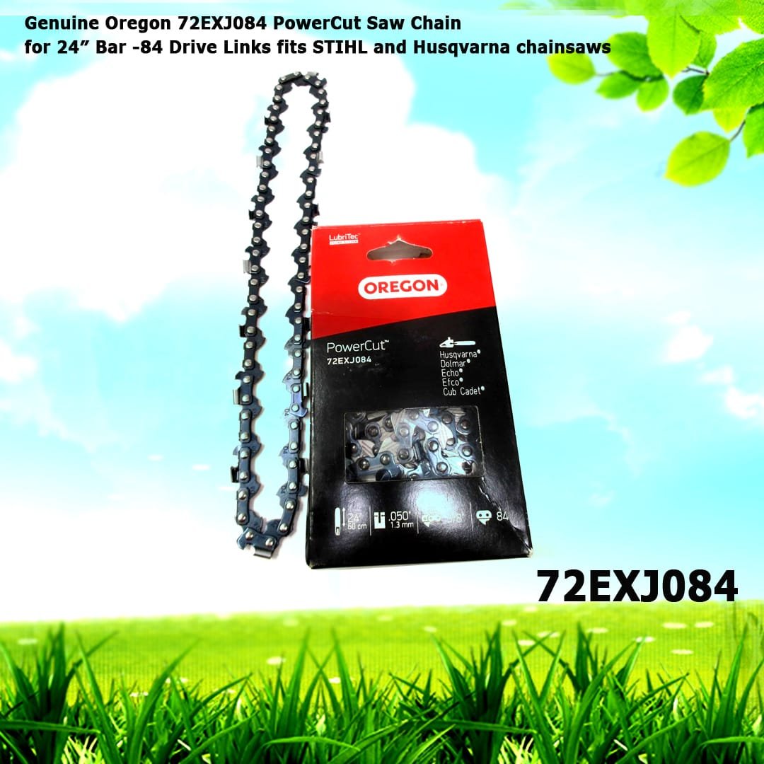 Genuine Oregon 72EXJ084 PowerCut Saw Chain for 24" Bar -84 Drive Links fits STIHL and Husqvarna chainsaws