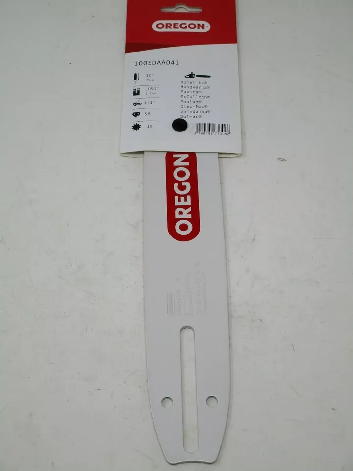 Oregon 100SDAA041 10" Pole Saw Single Rivet Guide Bar 1/4" .050 Gauge 58.0 DL Homelite Kobalt Greenworks - Image 5