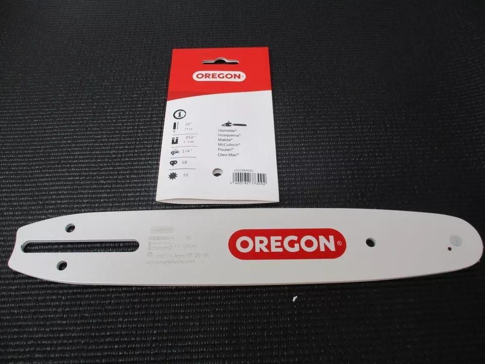 Oregon 100SDAA041 10" Pole Saw Single Rivet Guide Bar 1/4" .050 Gauge 58.0 DL Homelite Kobalt Greenworks - Image 4