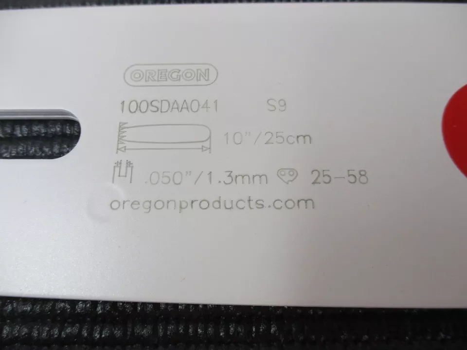 Oregon 100SDAA041 10" Pole Saw Single Rivet Guide Bar 1/4" .050 Gauge 58.0 DL Homelite Kobalt Greenworks - Image 3