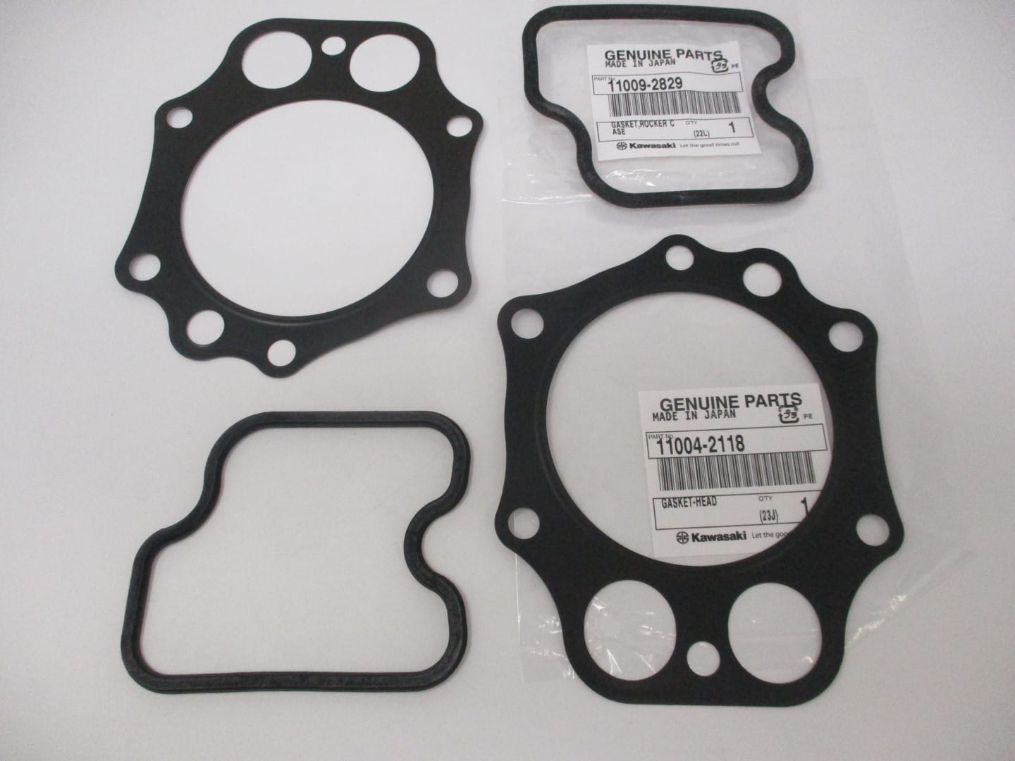 2 Sets Genuine Kawasaki 11004-2118 Head & Rocker Gasket 11009-2829 FE350D Club Car
