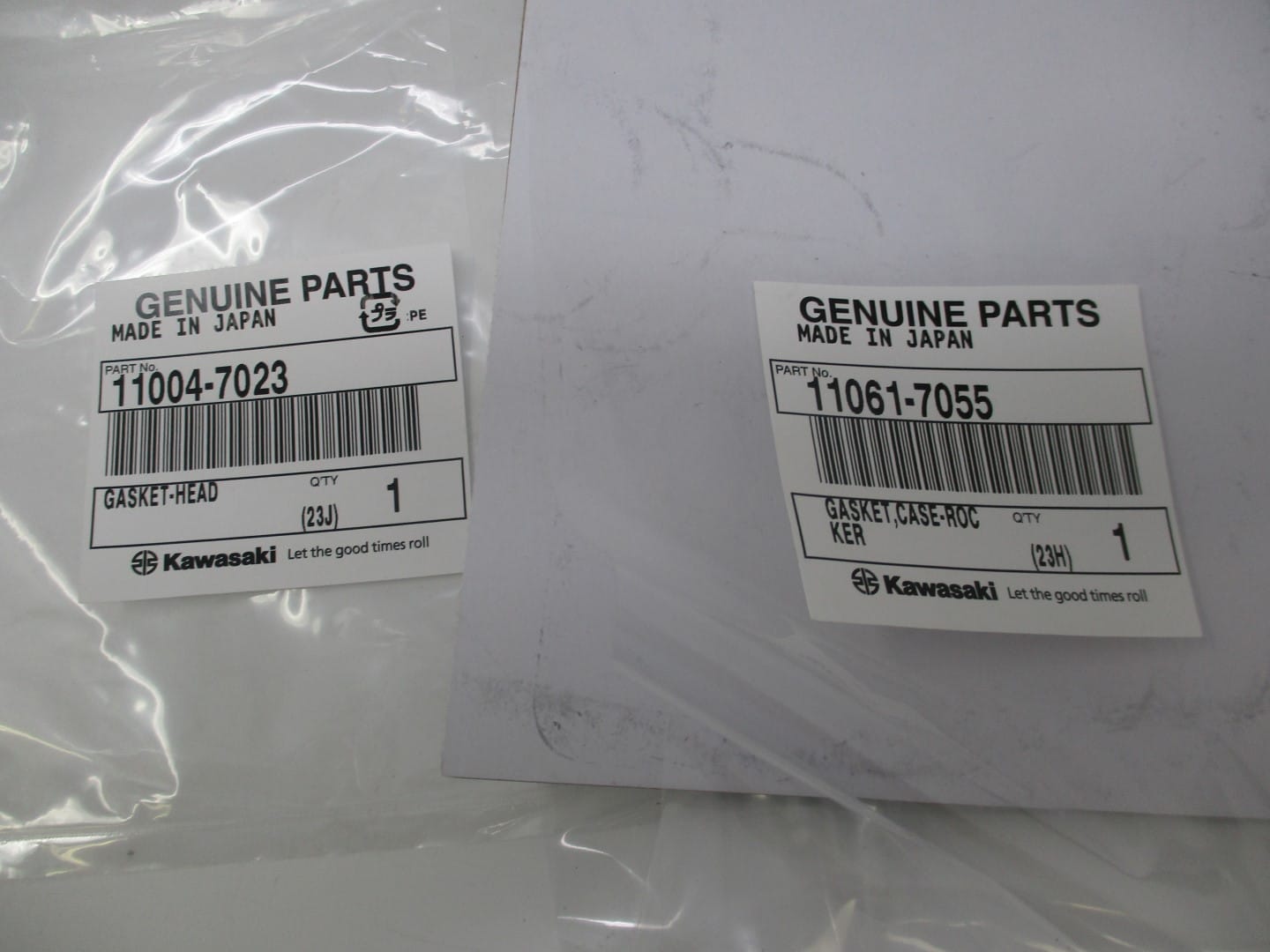 2 each Genuine Kawasaki 11004-7023 Head & Rocker Cover Gasket 11061-7055 FX921V FXT00 - Image 3