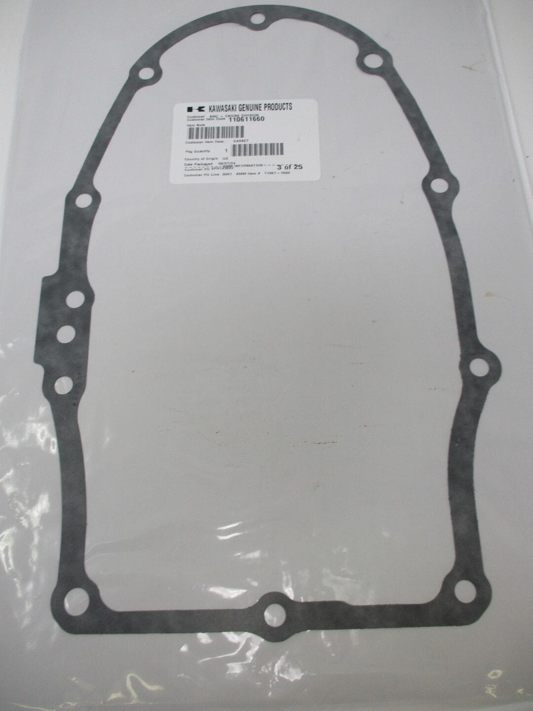 Genuine Kawasaki 11061-1660 110611660 Crankcase Gasket FH601D FH641D FH680D FH721D - Image 3