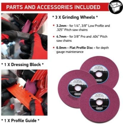 Oregon 410-120 Compact Professional Chainsaw Chain Sharpener Grinder - Image 4