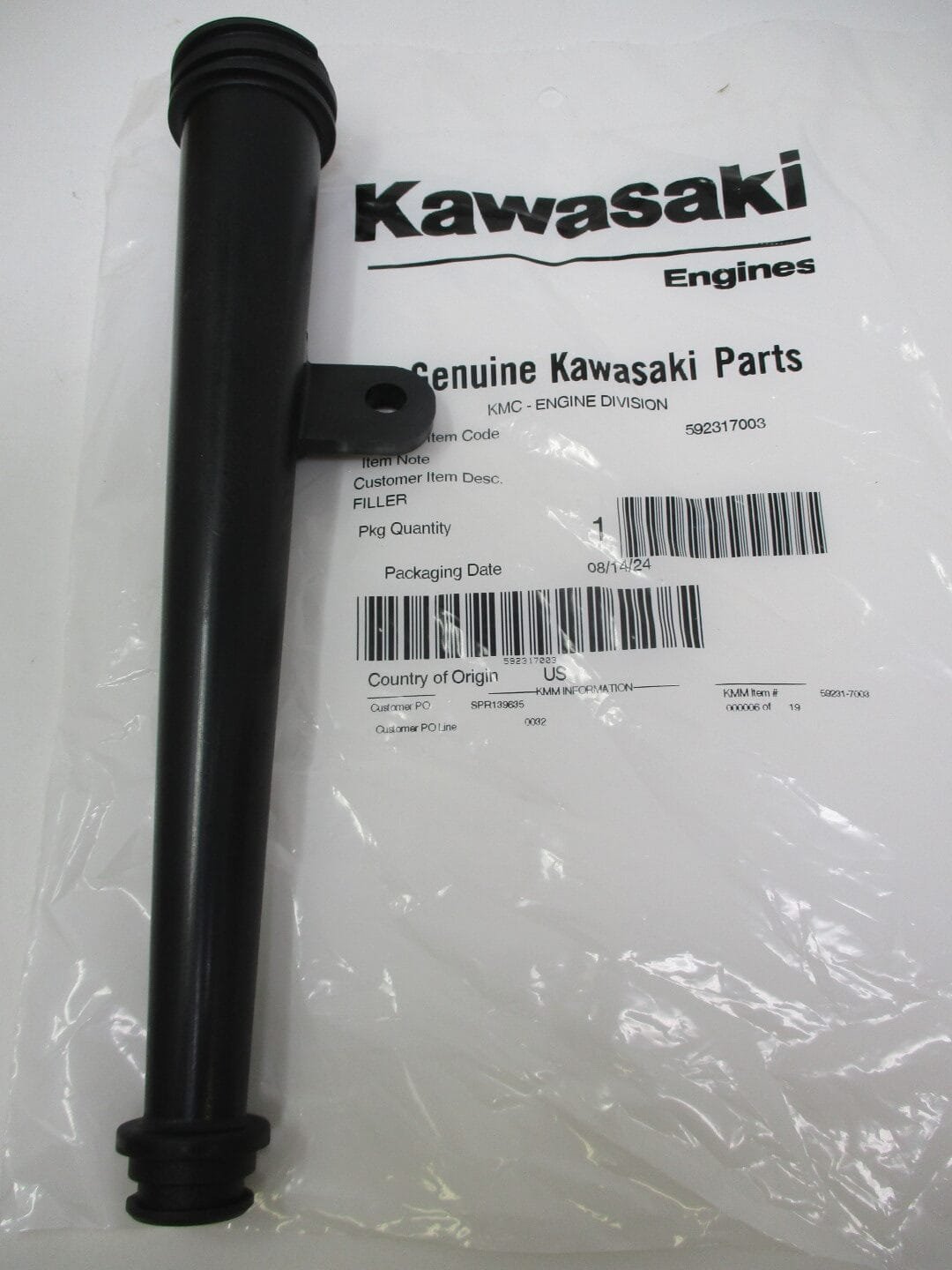 Genuine Kawasaki 59231-7003 Oil Filler Tube FH381V FH430V FH480V - Image 4