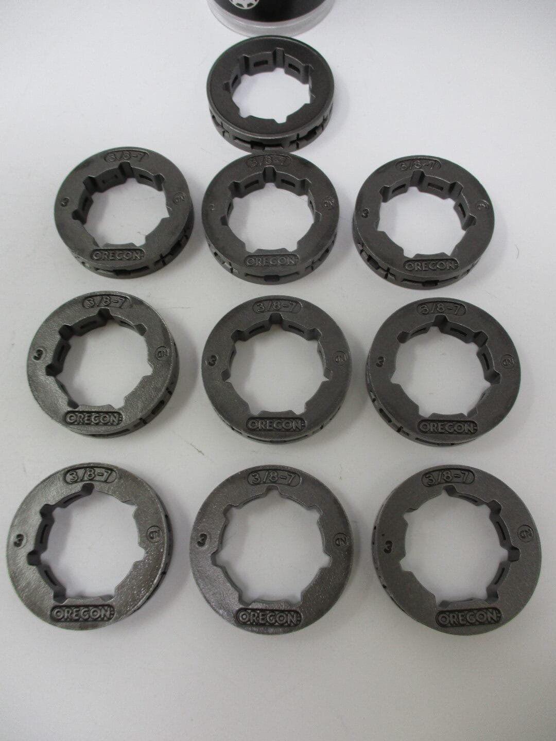 10 Pcs Genuine Oregon 68210 Power Mate Rim Sprocket 3/8 -7 Tooth Standard 7 Spline - Image 3