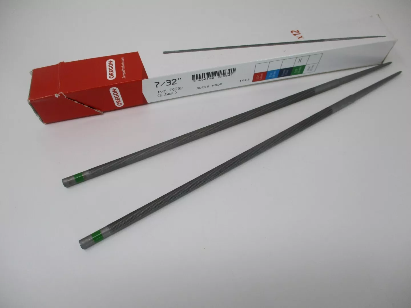 2 Oregon 70502 Chainsaw File 7/32" 5.5mm Chain Saw Sharpen Files - Image 3