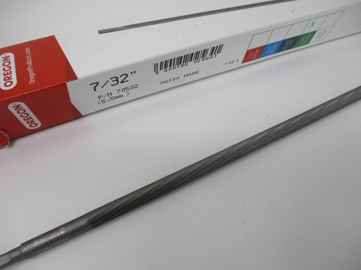 1 Oregon 70502 Chainsaw File 7/32" 5.5mm Chain Saw Sharpen Files 7/32 - Image 2