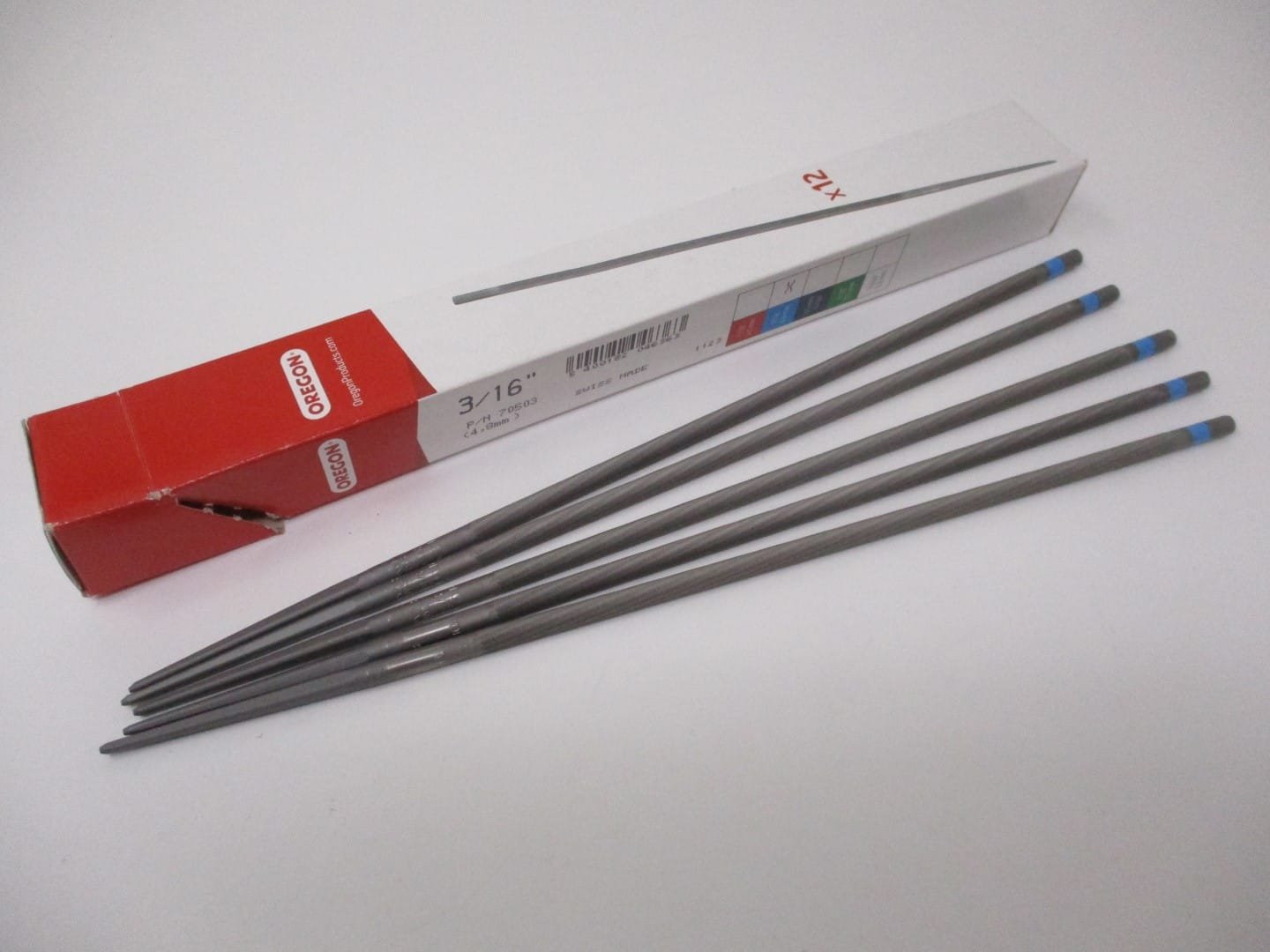 5 Oregon 70503 Chainsaw File 3/16" 4.8mm Chain Saw Sharpen a File - Image 3