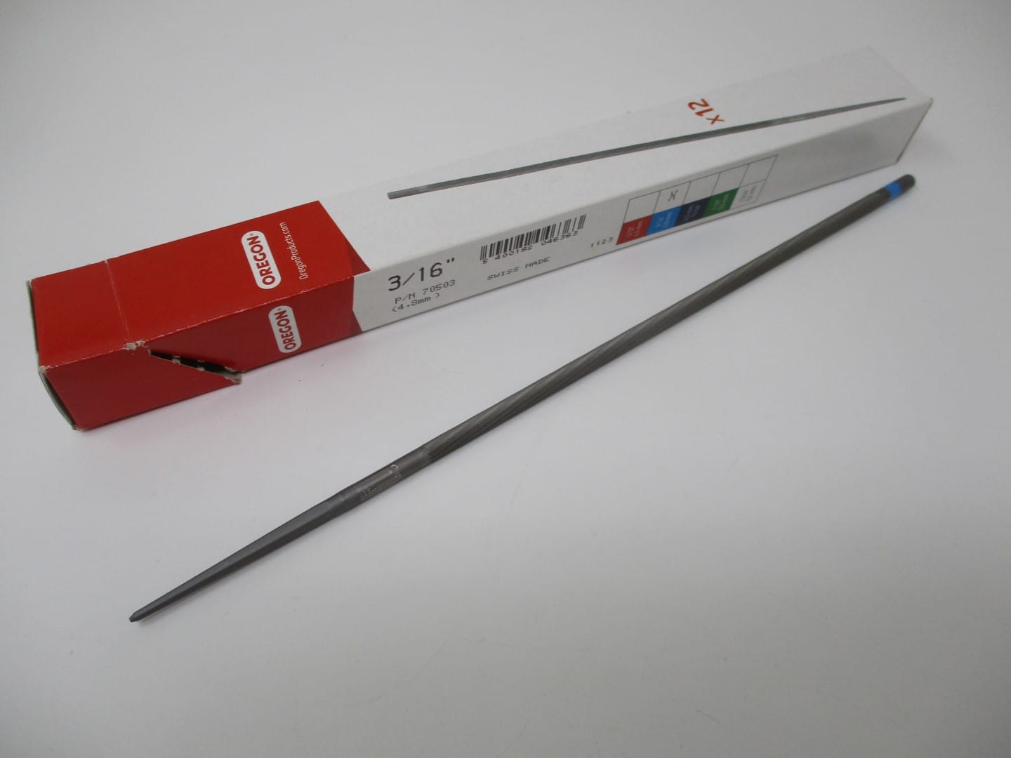 1 Oregon 70503 Chainsaw File 3/16" 4.8mm Chain Saw Sharpen a File - Image 3