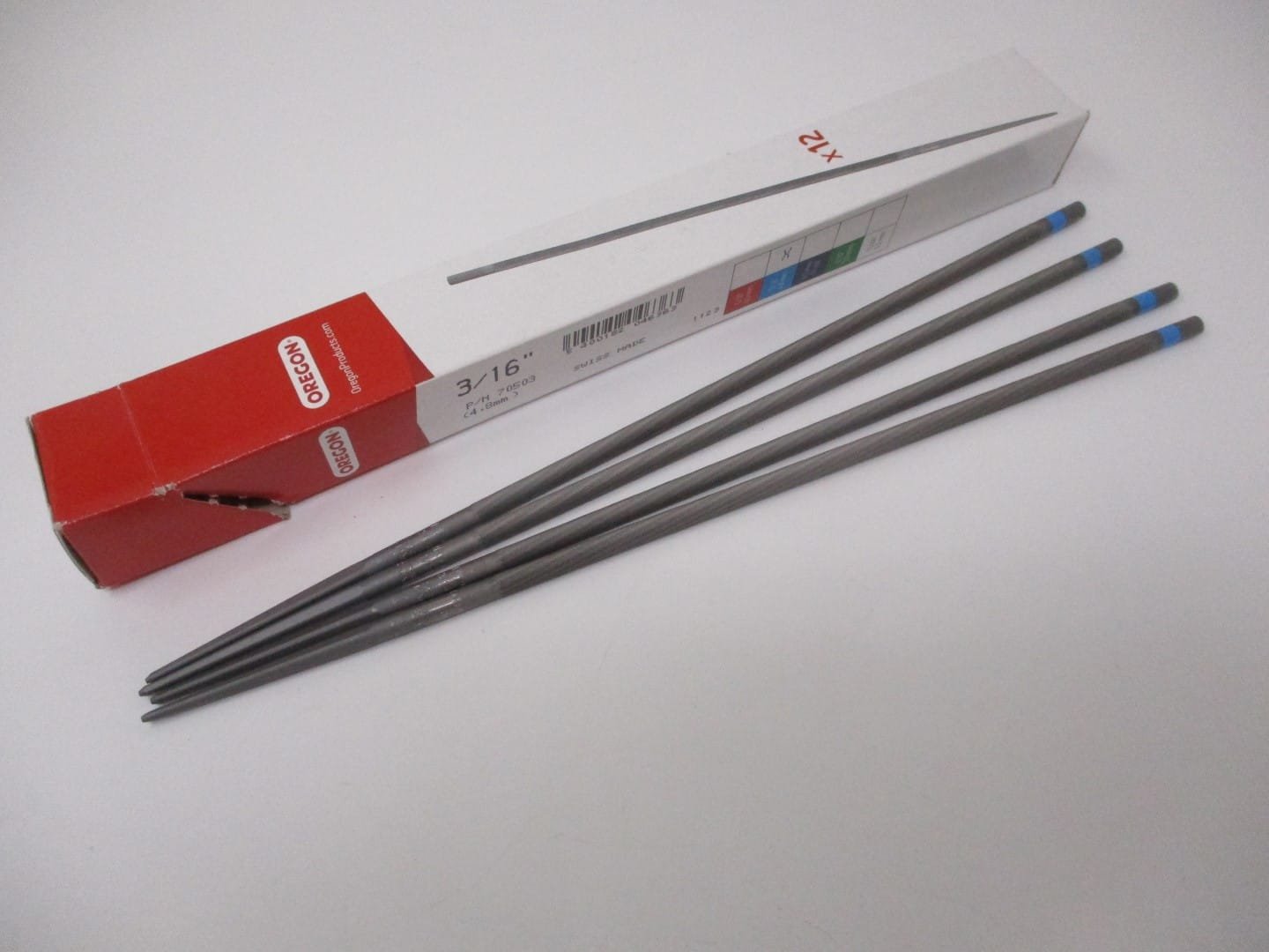 4 Oregon 70503 Chainsaw File 3/16" 4.8mm Chain Saw Sharpen a File