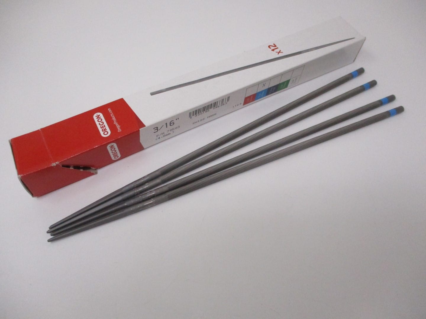 4 Oregon 70503 Chainsaw File 3/16" 4.8mm Chain Saw Sharpen a File