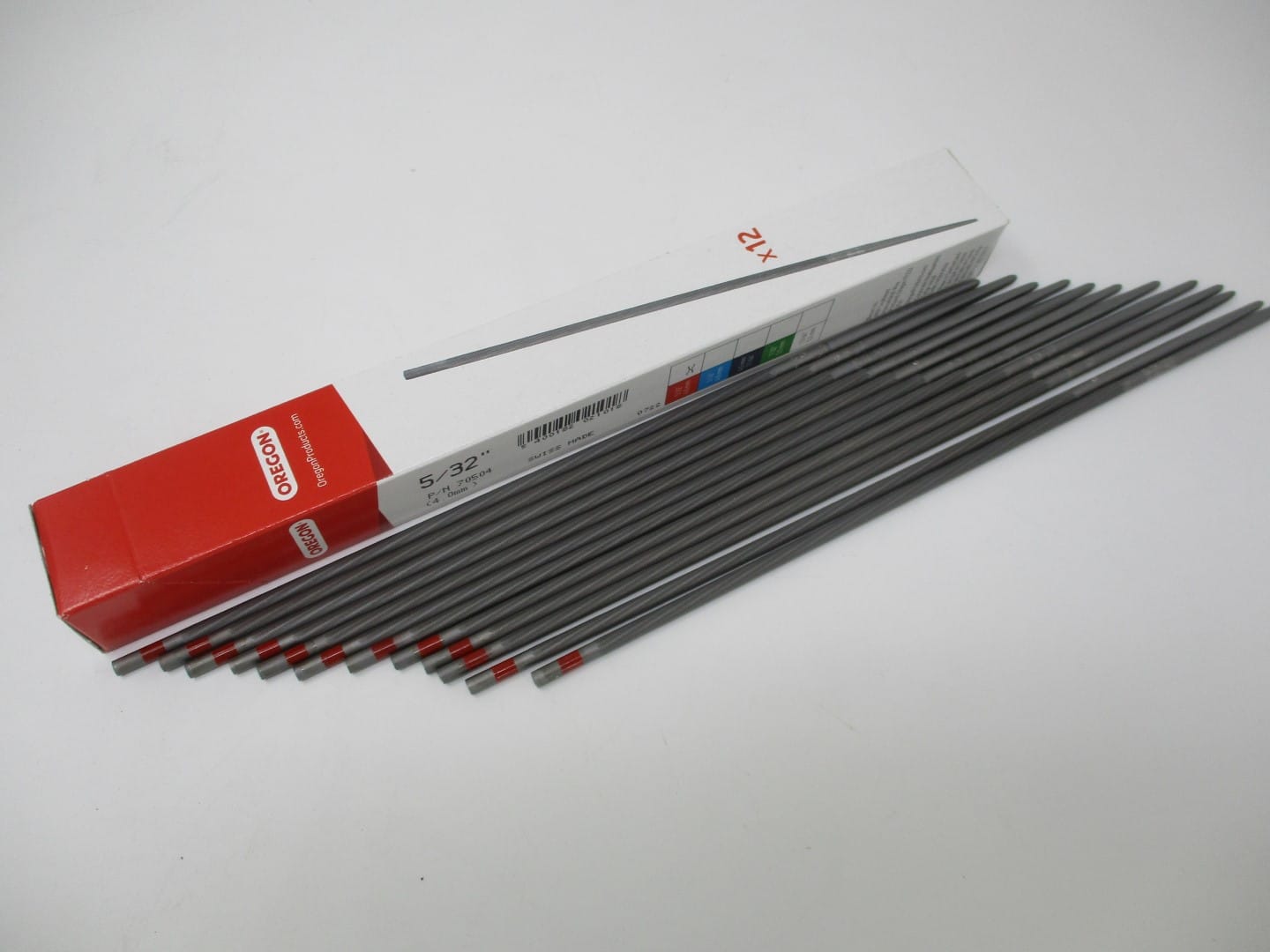 12 Oregon 70504 Chainsaw Files 5/32" 4.0mm Chain Saw Sharpen - Image 2