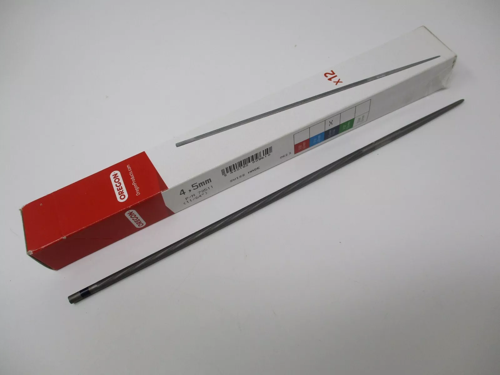 1 Oregon 70511 Chainsaw Files 11/64 4.5mm Chain Saw Sharpen - Image 2