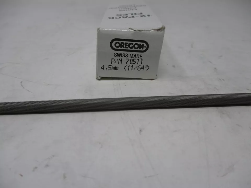 1 Oregon 70511 Chainsaw Files 11/64 4.5mm Chain Saw Sharpen - Image 3