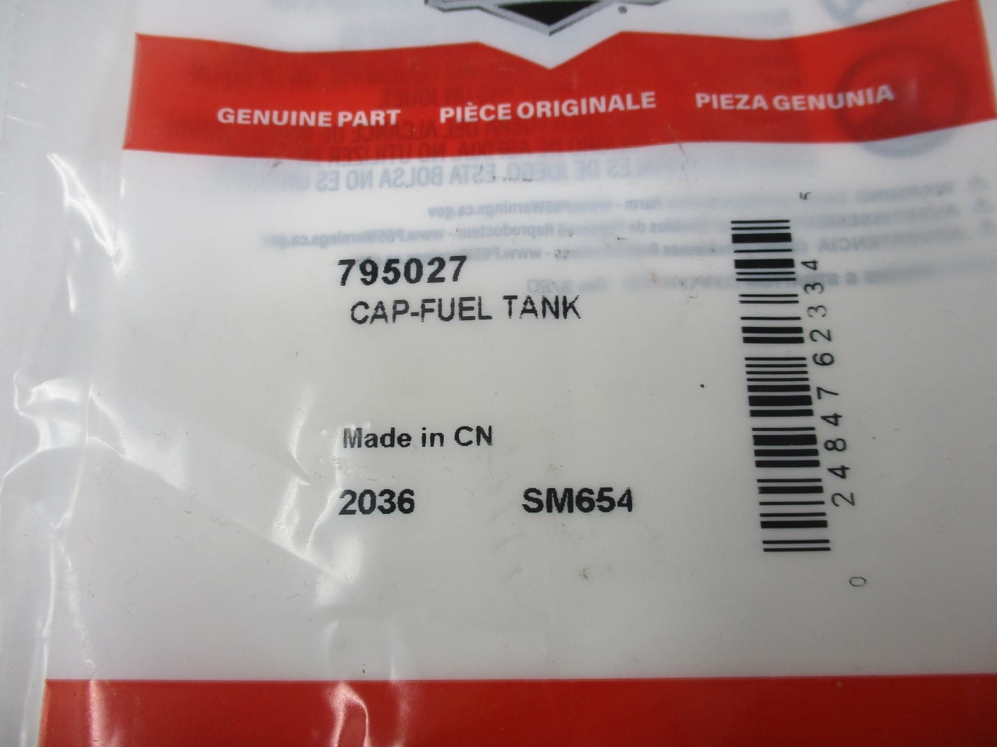 Genuine Briggs & Stratton 795027 Gas Fuel Cap for 3.5 5 & 9 Hp Intek L-Head - Image 5