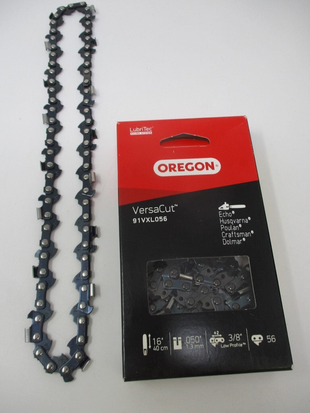 Oregon 91VXL056G 16” Bar Chainsaw Blades 3/8” Low Profile 56 Drive Links Chain - Image 2
