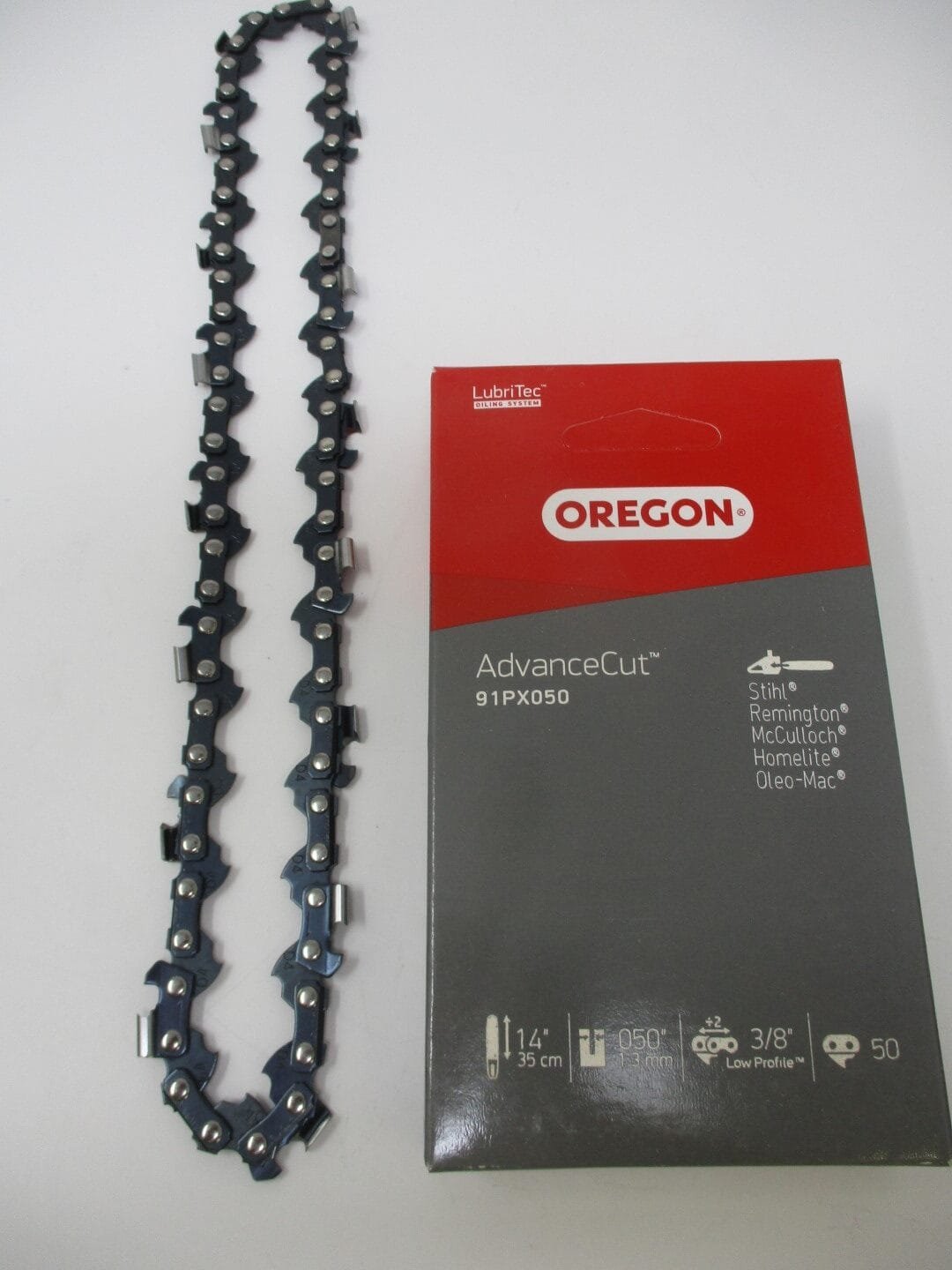 Genuine Oregon 91PX050G AdvanceCut Chainsaw Chain for 14" Bar 50 Drive Links 3/8" LP Fits Stihl, Remington, McCulloch, Craftsman Homelite and more - Image 2