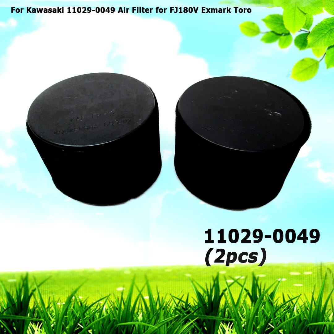 2 For Kawasaki 11029-0049 Air Filter for FJ180V Exmark Toro