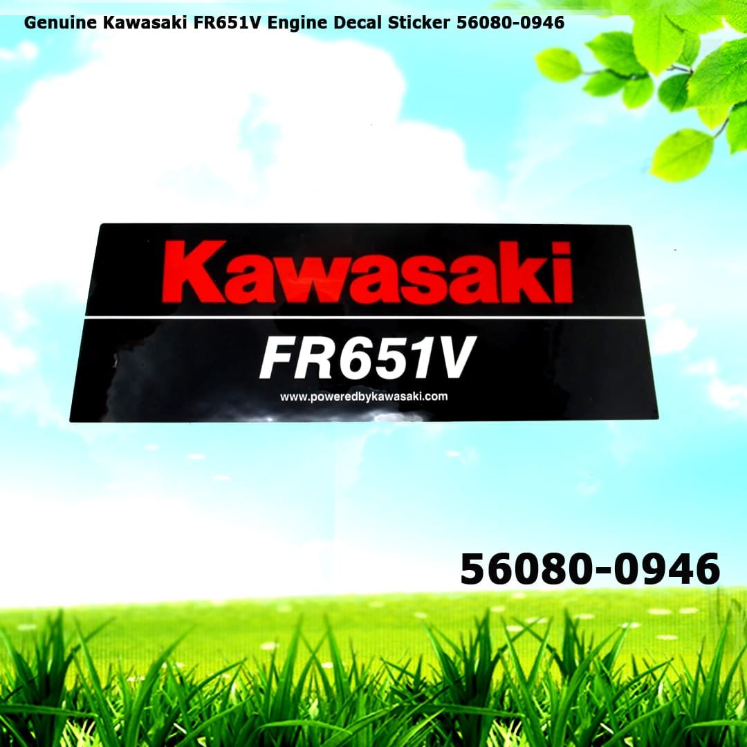 Genuine Kawasaki FR651V Engine Decal Sticker 56080-0946