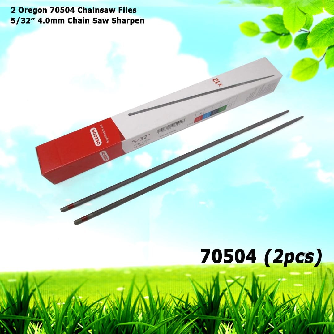 2 Oregon 70504 Chainsaw Files 5/32" 4.0mm Chain Saw Sharpen