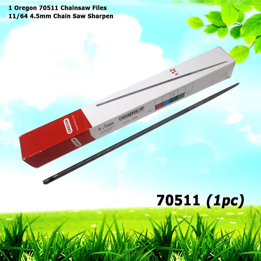 1 Oregon 70511 Chainsaw Files 11/64 4.5mm Chain Saw Sharpen