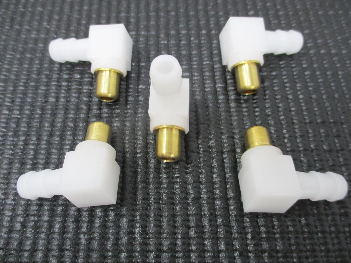 5 Genuine Briggs & Stratton 692317 Carburetor Connector Hose Fitting 1/4" 497166