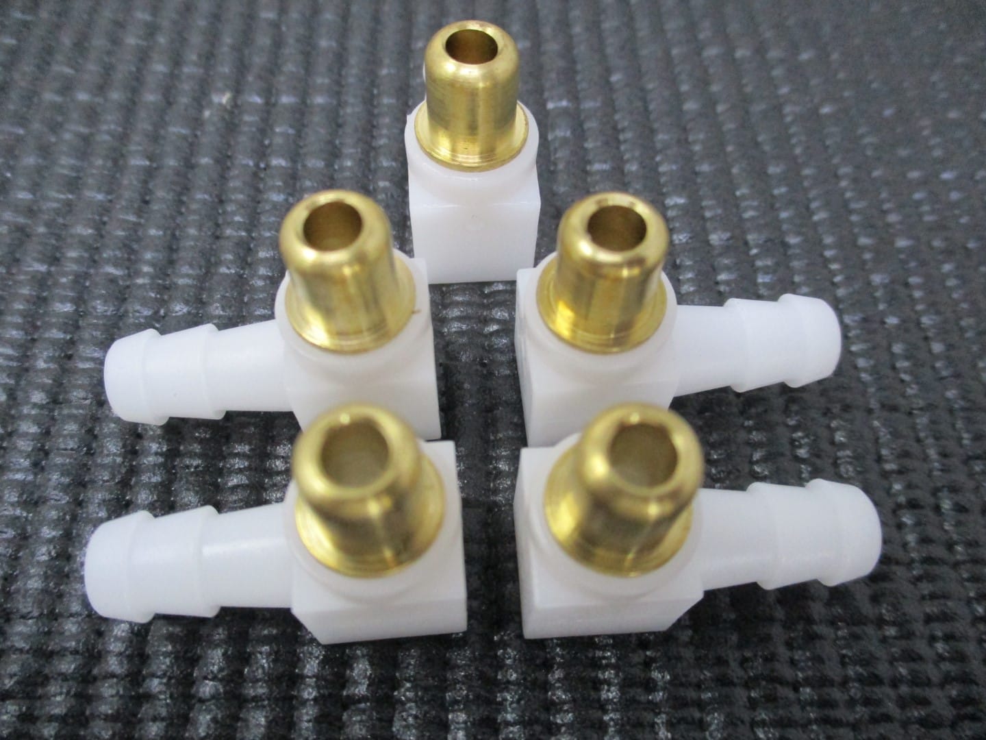 5 Genuine Briggs & Stratton 692317 Carburetor Connector Hose Fitting 1/4" 497166 - Image 3