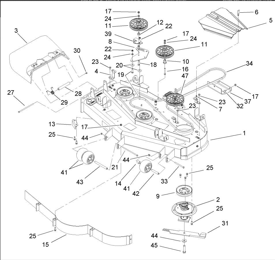 Oregon 96-308 For Toro 107-3195-03 Mulching 16 ½” X 2 ½” X 1/4” 5/8” Center Hole - Image 5
