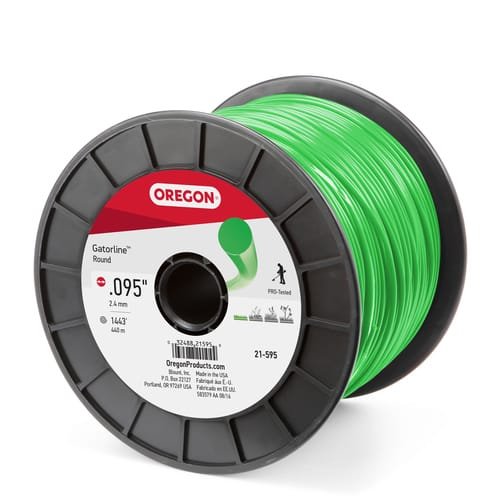 Oregon 21-595 Gatorline Round Trimmer Line, .095" x 1445' 5lb Spool