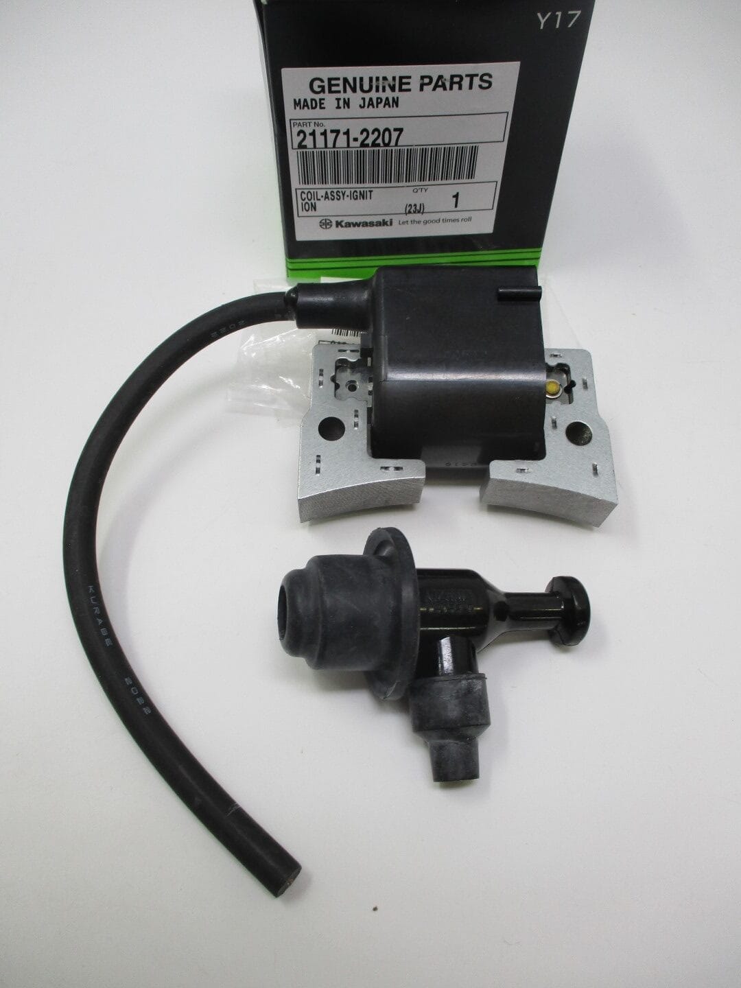 Genuine Kawasaki 21171-2207 Ignition Coil Spark Plug Cap 21160-2051 FE290D FE350 - Image 4