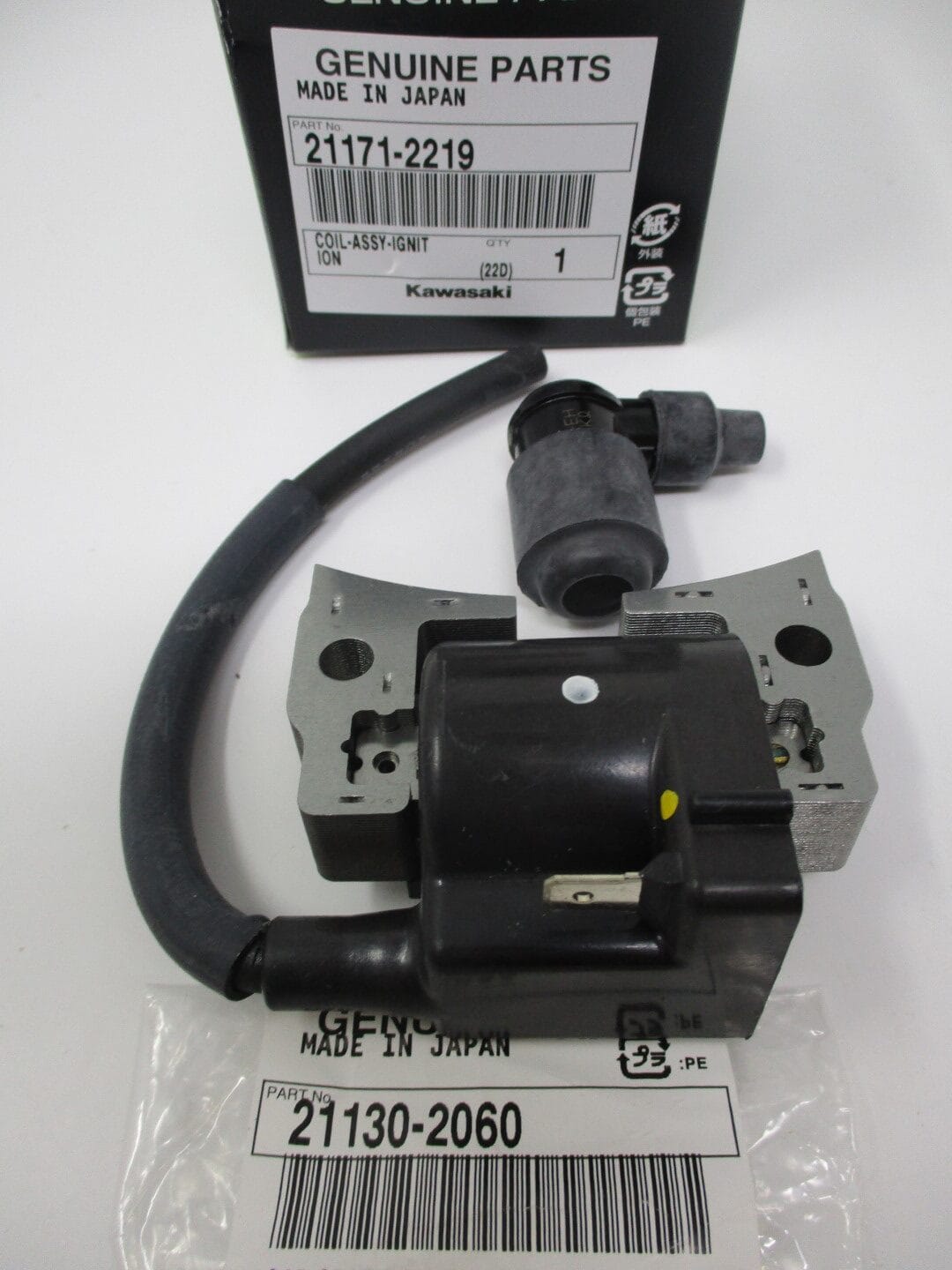 Genuine Kawasaki 21171-2219 Ignition Coil Cap 21130-2060 FE120D Toro 121-0668