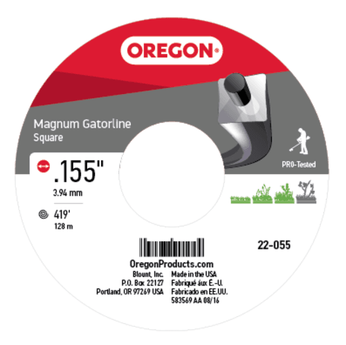 Oregon 22-055 Magnum Gatorline Square Trimmer Line, .155" x 413' 5lb Spool - Image 3