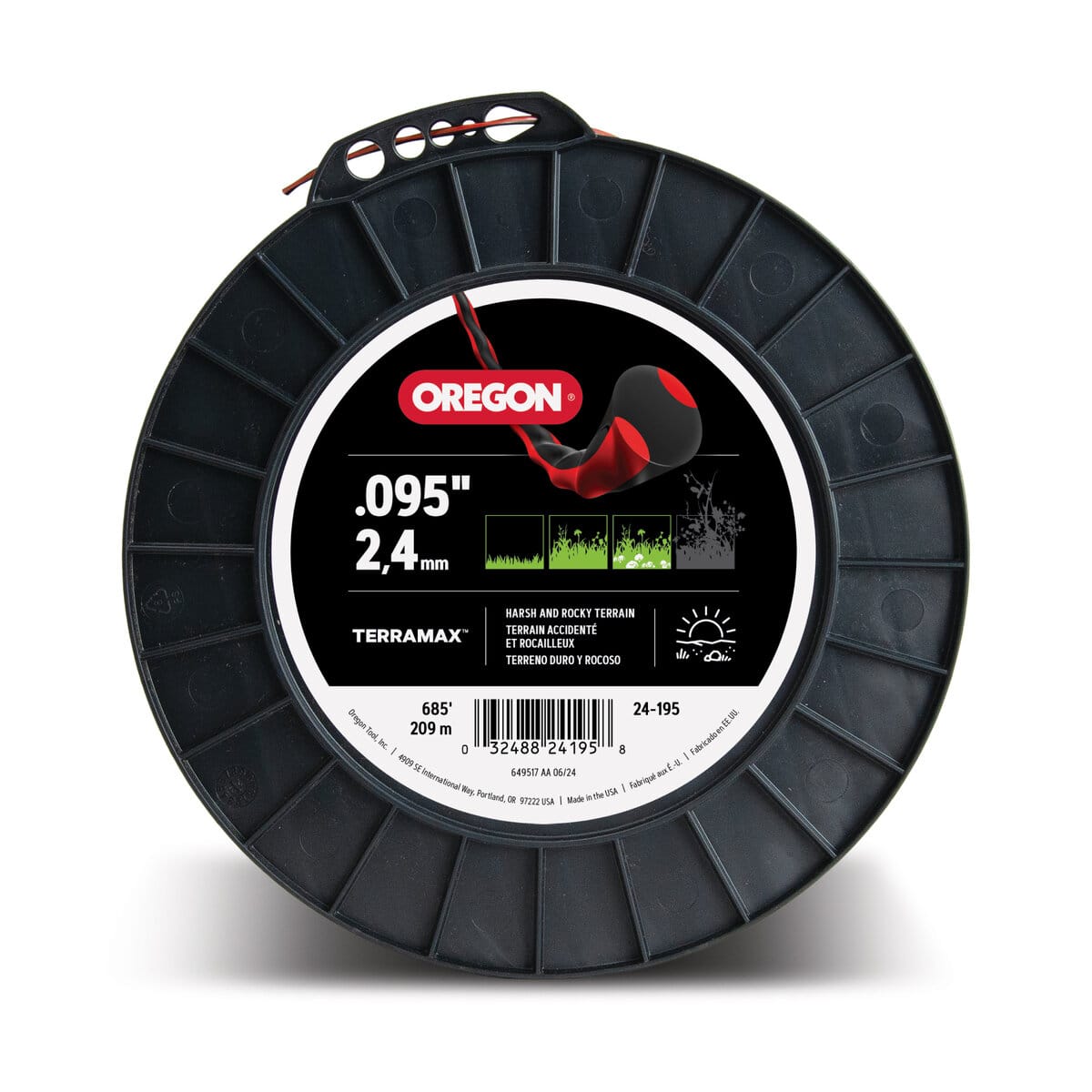 Oregon 24-195 TerraMax Trimmer Line, .095" Diameter by 685' 3lb Spool - Image 3