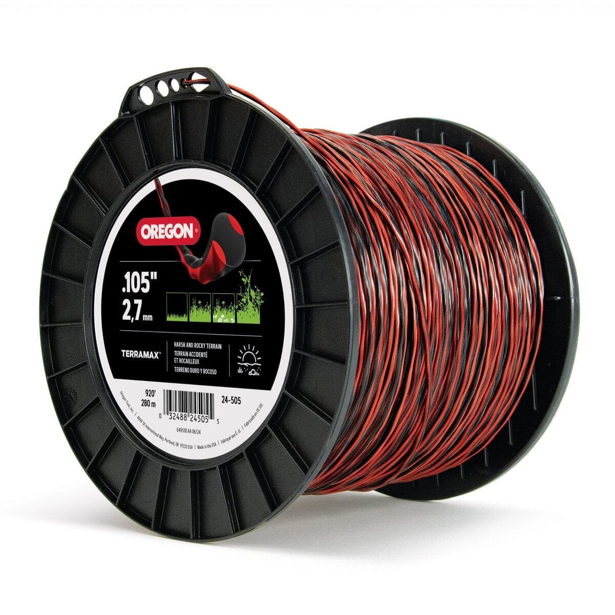 Oregon 24-505 TerraMax Trimmer Line .105" Diameter by 950', 5lb Spool