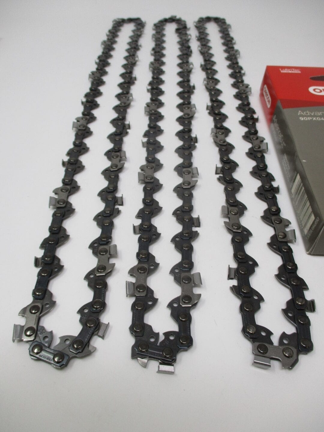 3 Genuine Oregon 90PX044 AdvanceCut Chainsaw Chain for 12" Bar -44 Drive Links 3/8” Low Profile - Image 2