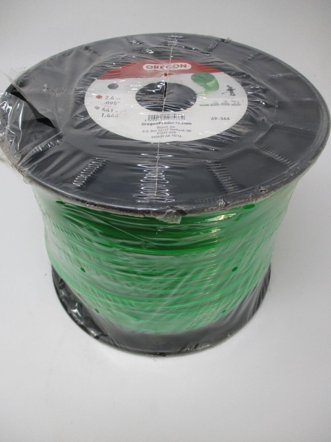 Oregon 69-366 Trimmer Line .095" x 1446' Round, 5lb Spool Green