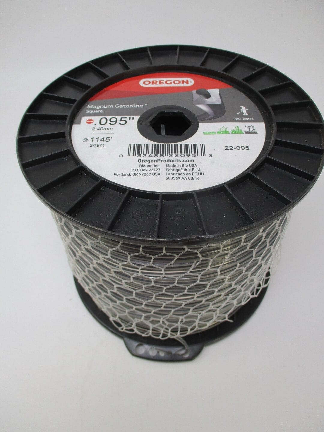 Oregon 22-095 Magnum Gatorline Square Trimmer Line, .095" x 1134' - Image 2