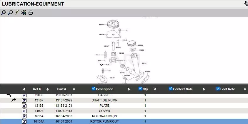 Genuine Kawasaki 16154-2053 Oil Pump Rotor-Pump In FD590V FD611V - Image 6