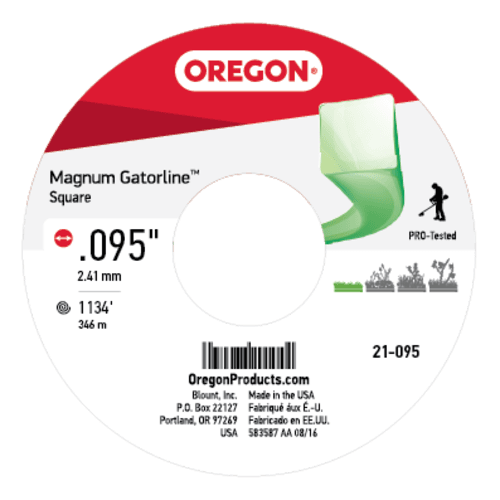 Oregon 21-095 Gatorline Square Trimmer Line, .095" x 1445' 5lb Spool - Image 3
