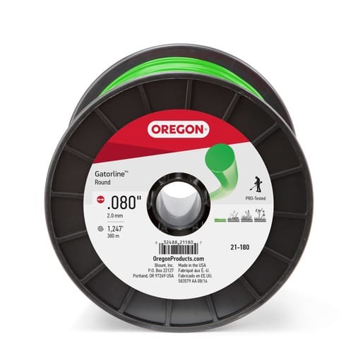 Oregon 21-180 Gatorline Round Trimmer Line, .08" x 1248' 3lb Spool