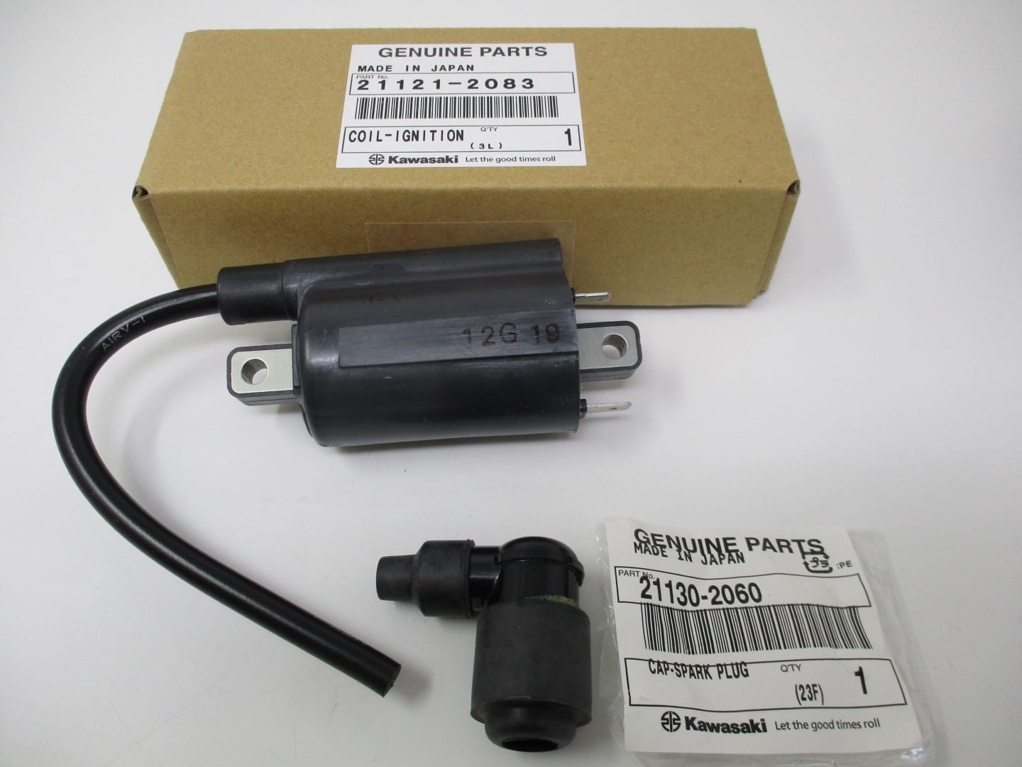 Genuine Kawasaki 21121-2083 Ignition Coil & Spark Plug Boot 21130-2060 - Image 3