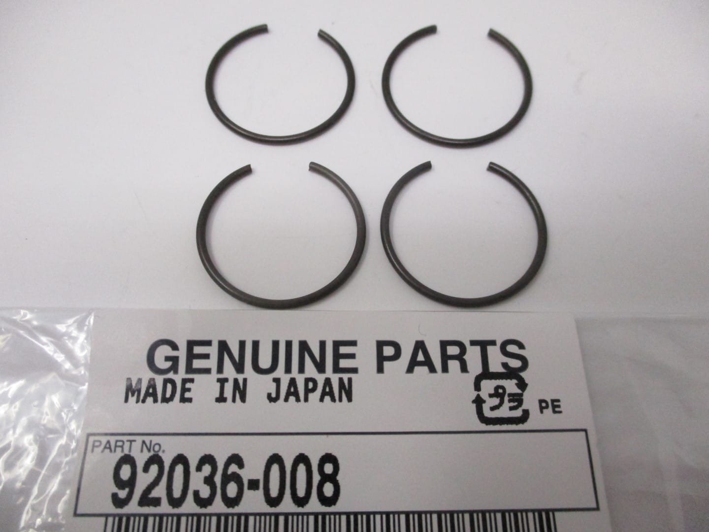 4 Genuine Kawasaki 92036-008 Snap-Rings Piston Pin FD671V FD711D FD750D FE290D - Image 3