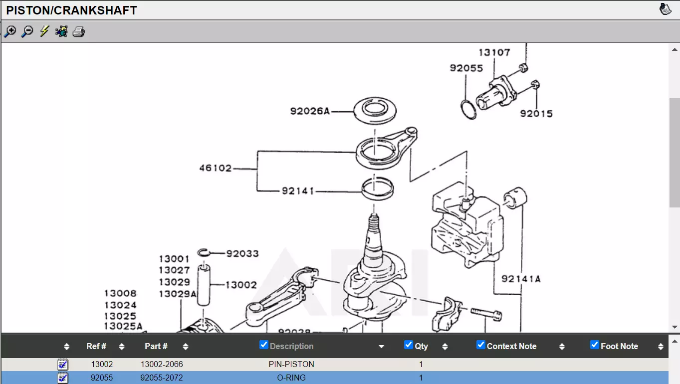 2 For Kawasaki 92055-2072 O-Ring Counter Weight FE290D FE350D FE400D - Image 3