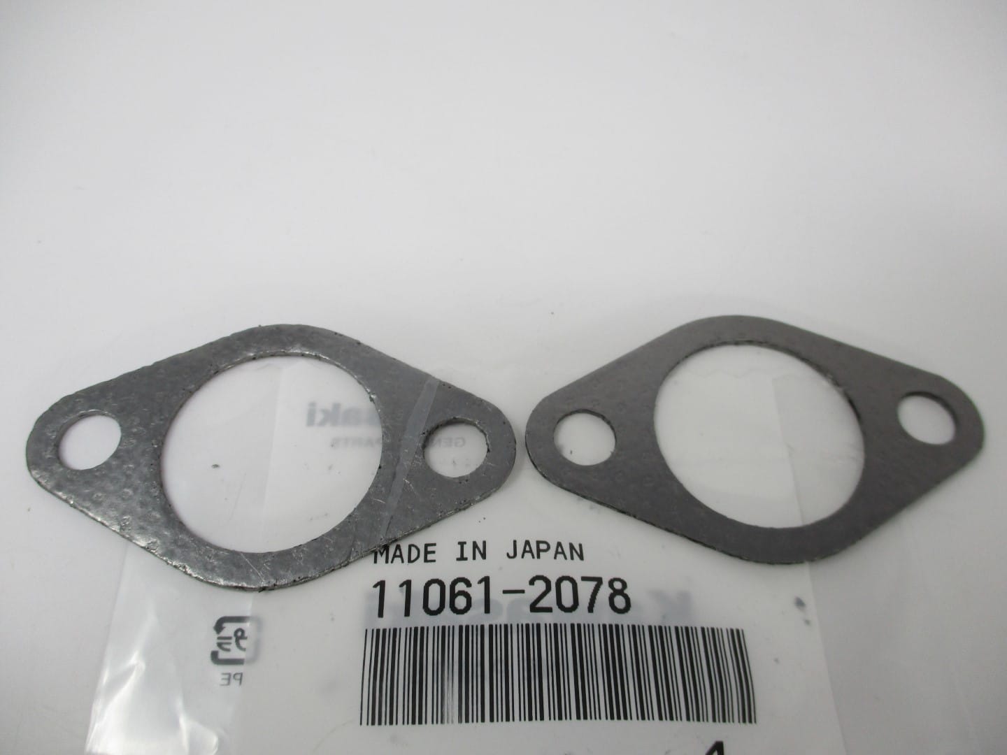 2 Genuine Kawasaki 11061-2078 Muffler Gasket FE350D FE400D 11060-2149 - Image 3