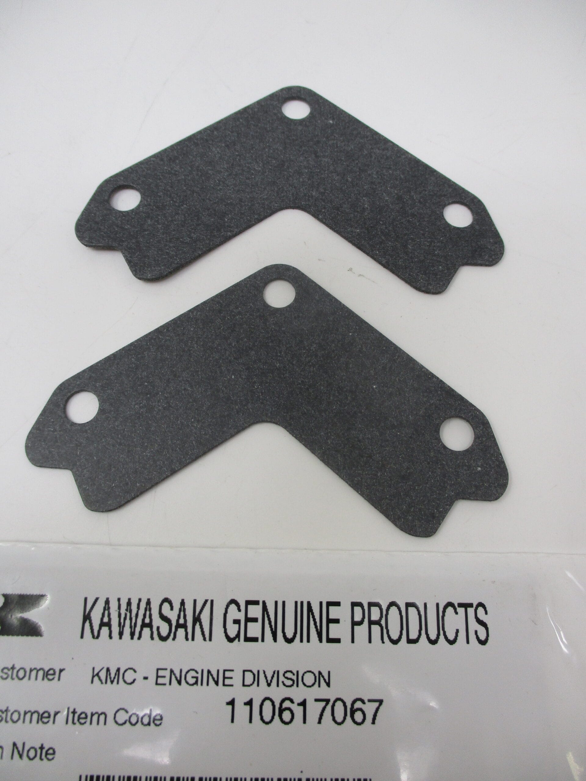 2 Genuine Kawasaki 11061-7067 Carburetor Gasket for 15004-7037 15004-1015 - Image 3