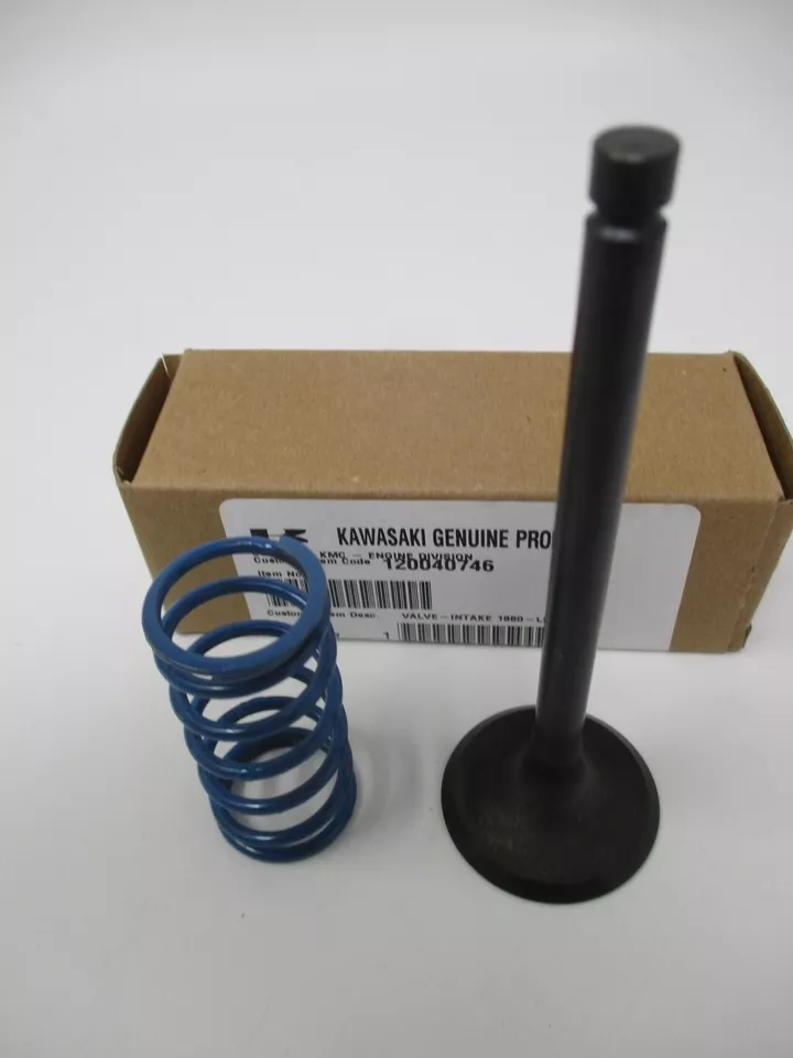 Genuine Kawasaki 12004-0746 Intake Valve 12004-0722 Spring 49078-7008 FX801V - Image 2