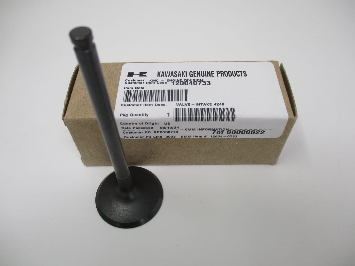 Genuine Kawasaki 12004-0733 12004-0705 Intake Valve FR651V FR691V FR730V FR691V - Image 3